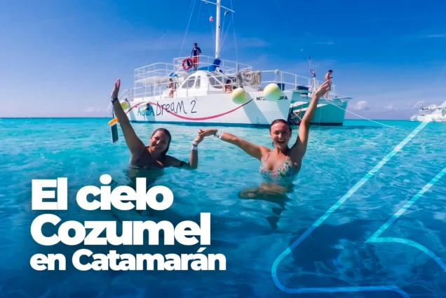 El cielo Cozumel en Catamaran